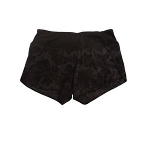 CRZ YOGA Black Camouflage Athletic Shorts
